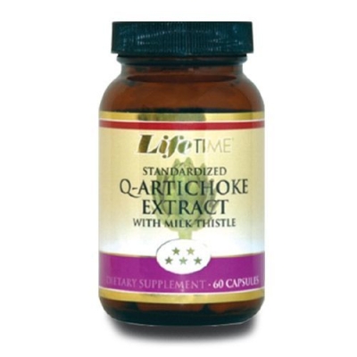 Lifetime Q-Artichoke Extract with Milk Thistle 60 Kapsül