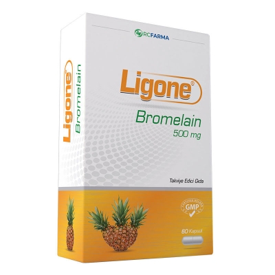 Ligone Bromelain 500mg 60 Kapsül