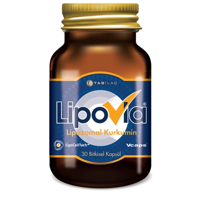 LipoVia Lipozomal Kurkumin 30 Bitkisel Kapsül