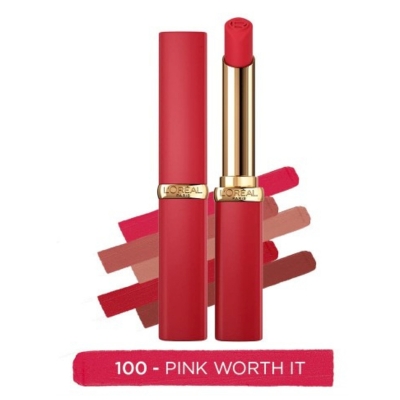 Loreal Paris Color Riche Colors Of Worth Intense Volume Matte Ruj - 100 Pink Worth It