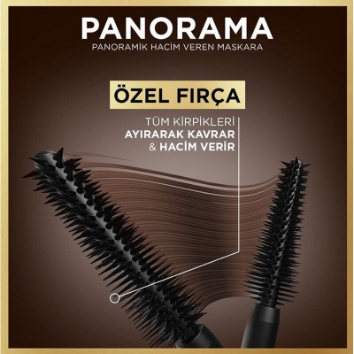 Loreal Paris Panorama Hacim Veren Maskara 9.9 ml - Dark Brown