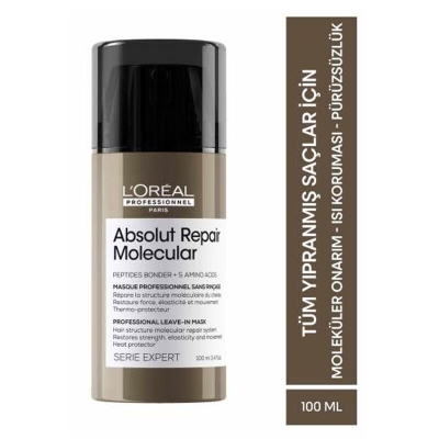 Loreal Professionel Absolut Repair Molecular Yıpranmış Saçlar İçin Maske 100 ml