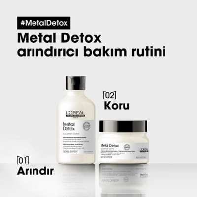 Loreal Professionnel Metal Detox İşlem Görmüş ve Yıpranmış Saçlar İçin Arındırıcı Şampuan 500 ml