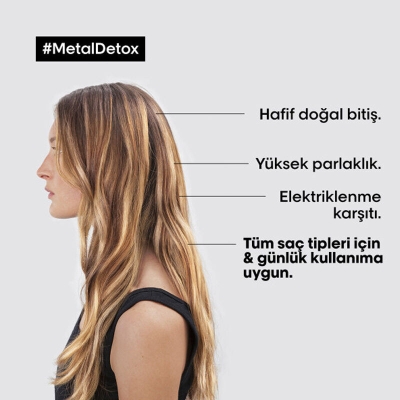 Loreal Professionnel Dolgun Beslenmiş Parlak Saçlar İçin Metal Detox Oil Konsantre Yağ 50 ml