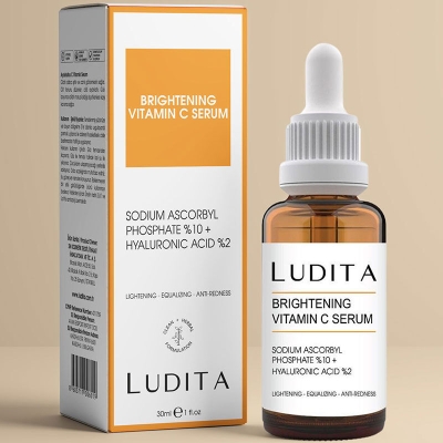 Ludita Aydınlatıcı ve Renk Tonu Eşitlemeye Yardımcı C Vitamini Serumu 30 ml