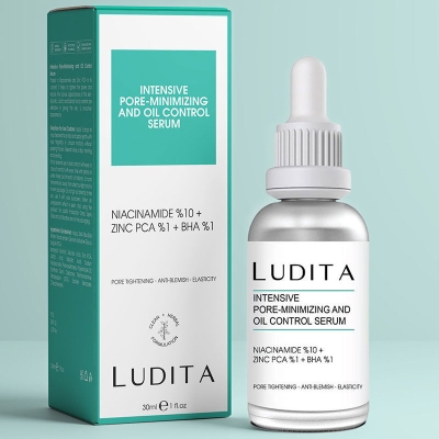 Ludita Gözenek ve Siyah Nokta Görünümünü Azaltmaya Yardımcı Serum 30 ml