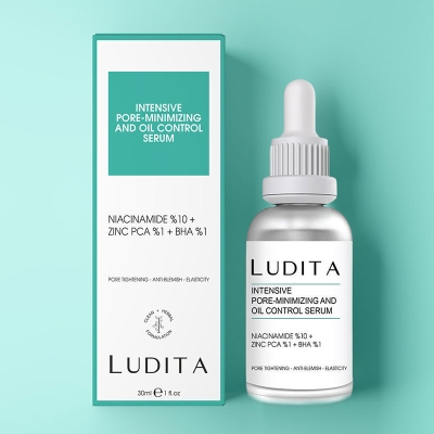 Ludita Gözenek ve Siyah Nokta Görünümünü Azaltmaya Yardımcı Serum 30 ml