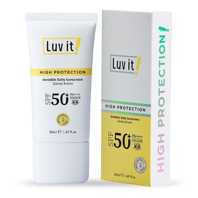 Luv it SPF50 Yüksek Korumalı Leke Karşıtı Güneş Kremi 50 ml