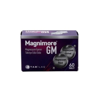 Magnimore GM Magnezyum İçeren Takviye Edici Gıda 60 Tablet