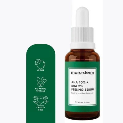 Maruderm AHA %10 + BHA %2 Peeling Maske Cilt Bakım Serumu 30 ml