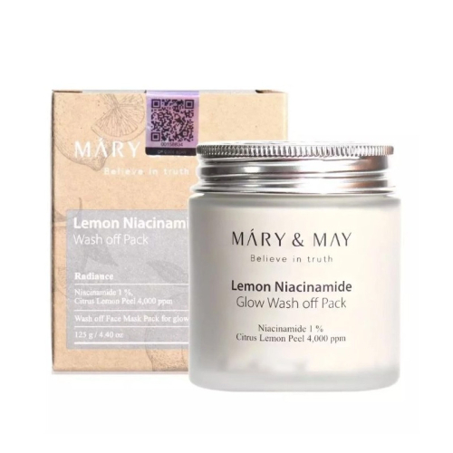 Mary May Lemon Niacinamide Glow Wash Off Pack 125 ml - 2