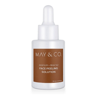 May Co AHA %20+ BHA %2 Yüz Peeling Solüsyonu 30 ml - 1