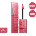 Maybelline New York Super Stay Vinyl Ink Likit Parlak Ruj - 145 Rouge - Thumbnail