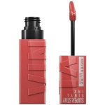 Maybelline New York Super Stay Vinyl Ink Likit Parlak Ruj - 15 Peachy - Thumbnail