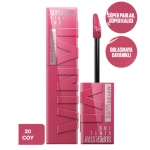 Maybelline New York Super Stay Vinyl Ink Likit Parlak Ruj - 20 Coy - Thumbnail