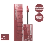 Maybelline New York Super Stay Vinyl Ink Likit Parlak Ruj - 40 Witty - Thumbnail