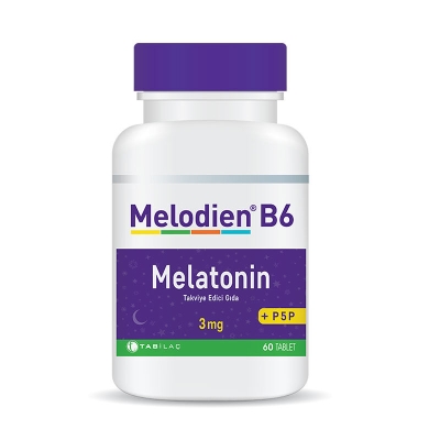 Melodien B6 Melatonin Takviye Edici Gıda 60 Tablet