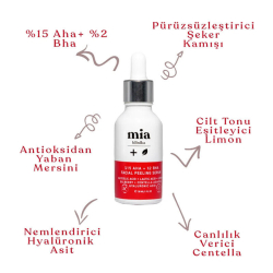 Mia Klinika Canlandırıcı Yüz Peeling Serumu 30 ml - 2