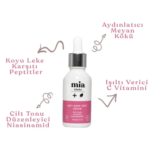 Mia Klinika Leke Karşıtı ve Cilt Tonu Eşitlemeye Yardımcı Serum 30 ml - 2