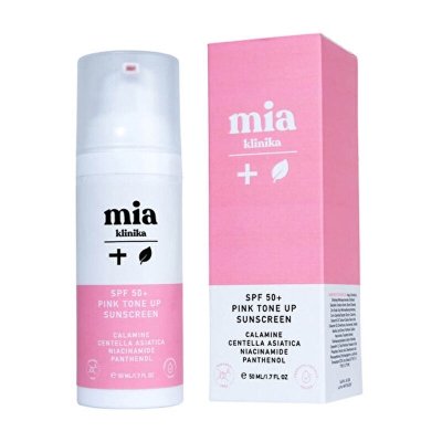 Mia Klinika Spf50 Pink Tone Up Ton Eşitleyici Pembe Yüz Güneş Kremi 50 ml