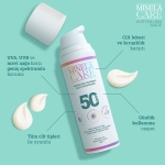 Minela Care Anti-Aging Organik Mineral Filtreli Yüz Güneş Kremi SPF50+ 70 gr - Thumbnail