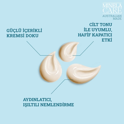 ​Minela Care Spf 50 Renkli Nemlendirici Yüz Güneş Kremi 70 gr