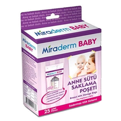 Miraderm Baby Anne Sütü Saklama Poşeti