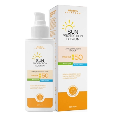 Miraderm Sun Güneş Koruyucu Spf 50 Losyon 100 ml