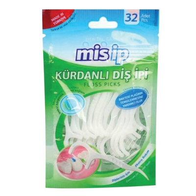 Mis İp Kürdanlı Diş İpi 32 Adet