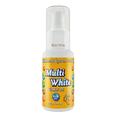 Multi White Muz Aromalı Çocuk Diş Macunu 50 ml