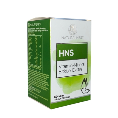 Naturalnest HNS Vitamin-Mineral Bitkisel Ekstre 60 Tablet