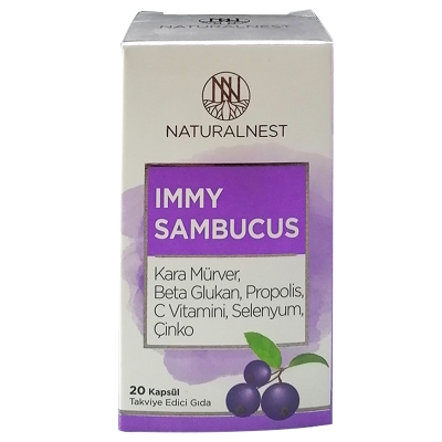 Naturalnest Immy Sambucus Takviye Edici Gıda 20 Kapsül