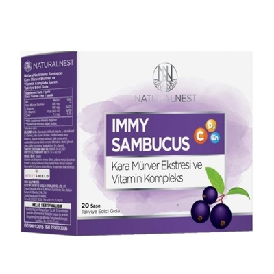 Naturalnest Immy Sambucus Takviye Edici Gıda 20 Saşe