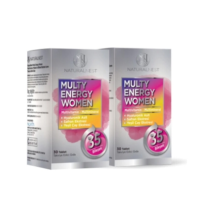 Naturalnest Multy Energy Women Takviye Edici Gıda 30 Tablet - İKİNCİSİ %50 İNDİRİMLİ