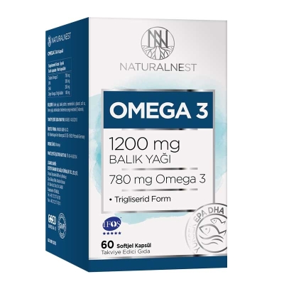 Naturalnest Omega 3 1200 Mg 60 Kapsül