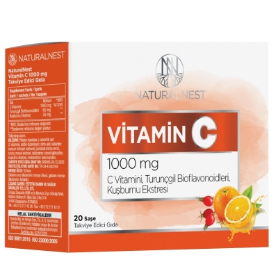 Naturalnest Vitamin C 1000 mg 20 Saşe