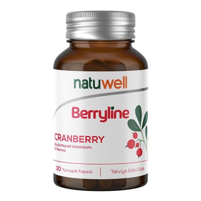 Natuwell Berryline Cranberry 30 Yumuşak Kapsül