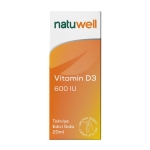 Natuwell D3 600 IU Sprey Damla 20 ml - Thumbnail