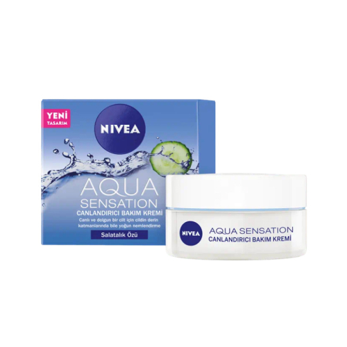 Nivea Aqua Sensation Canlandırıcı Bakım Kremi Normal/Karma Ciltler 50 ml - 1