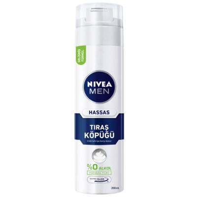 Nivea Men Hassas Tıraş Köpüğü 200 ml