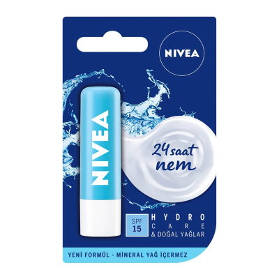 Nivea Hydra Care Yoğun Nemlendirme Dudak Bakım Kremi 4.8 gr