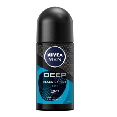 Nivea Men Deep Beat Black Carbon Roll On 50 ml