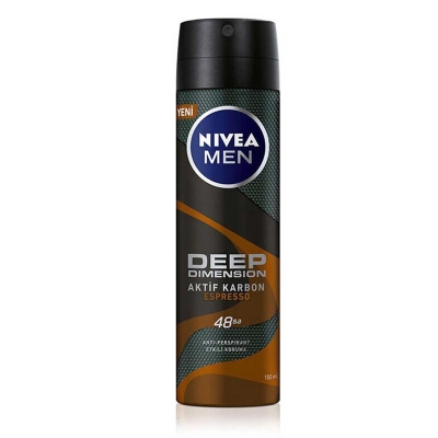 Nivea Men Deep Dimension Espresso Deodorant 150 ml