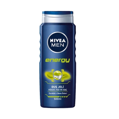 Nivea Men Energy Banyo ve Duş Jeli 500 ml