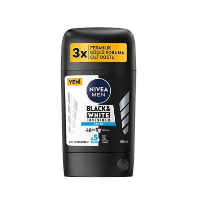 Nivea Men Invisible Black- White Fresh Stick Deodorant 50 ml