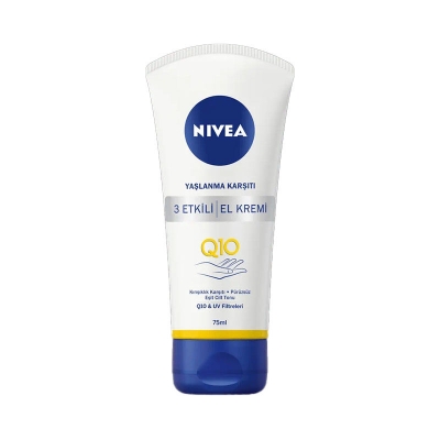 Nivea Q10 3 Etkili Yaşlanma Karşıtı El Bakım Kremi 75 ml