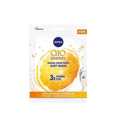 Nivea Q10 Energy Kağıt Maske 1 Adet