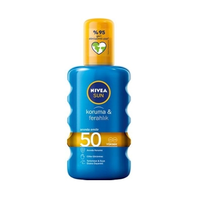 Nivea Sun Koruma ve Ferahlık SPF 50 Güneş Spreyi 200 ml