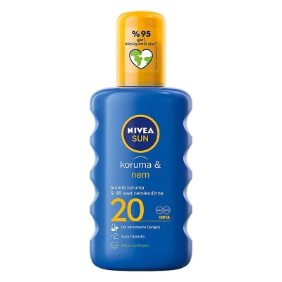 Nivea Sun Koruma ve Nem Spf20 Güneş Spreyi 200 ml