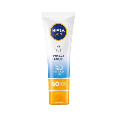 Nivea Sun Parlama Karşıtı Spf 50 Yüz Güneş Kremi 50 ml